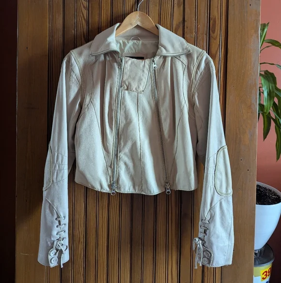 Women's Beige Rudsak Jacket - Picture 2 of 4